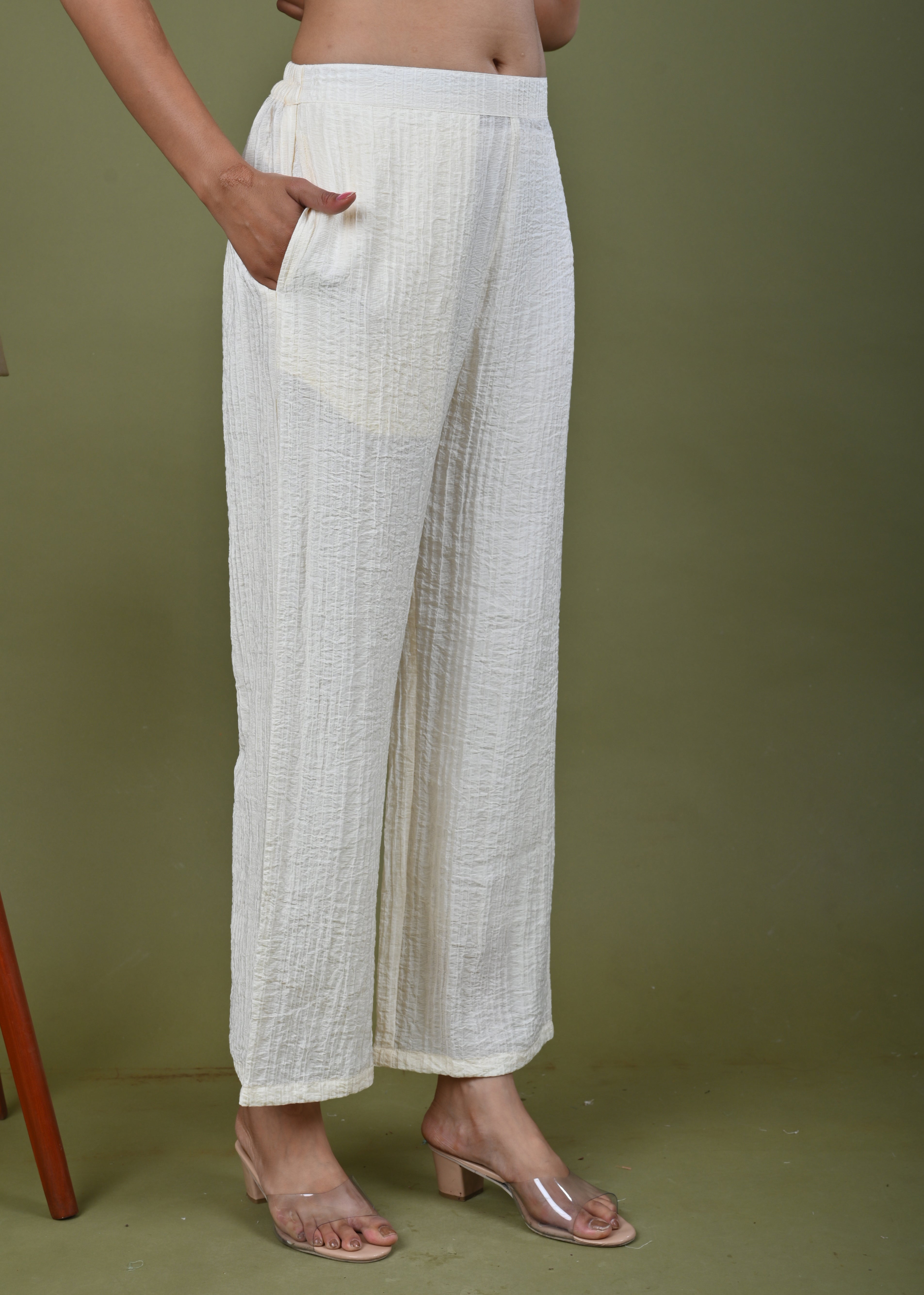 Noor Silk Crinkle Kaftan Co-ord Set