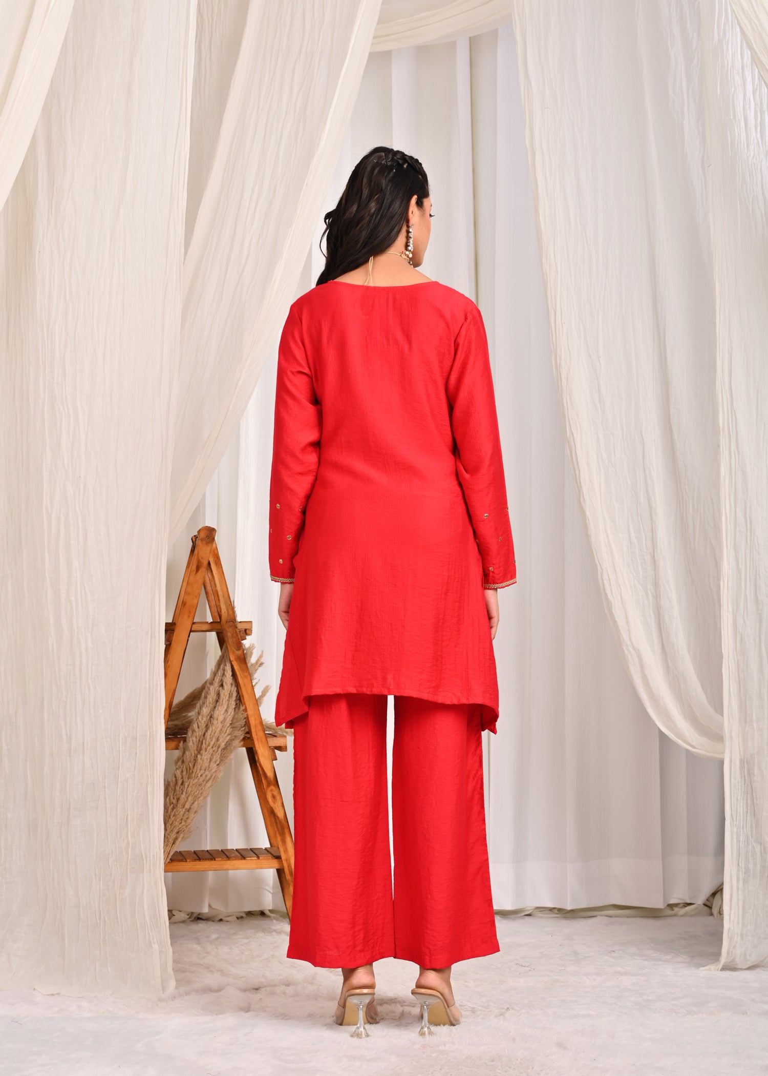 Jag Mag Mahal Embroidered A-Line Co-ord Set